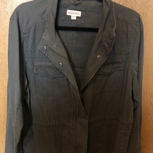 Army style jacket- Grey